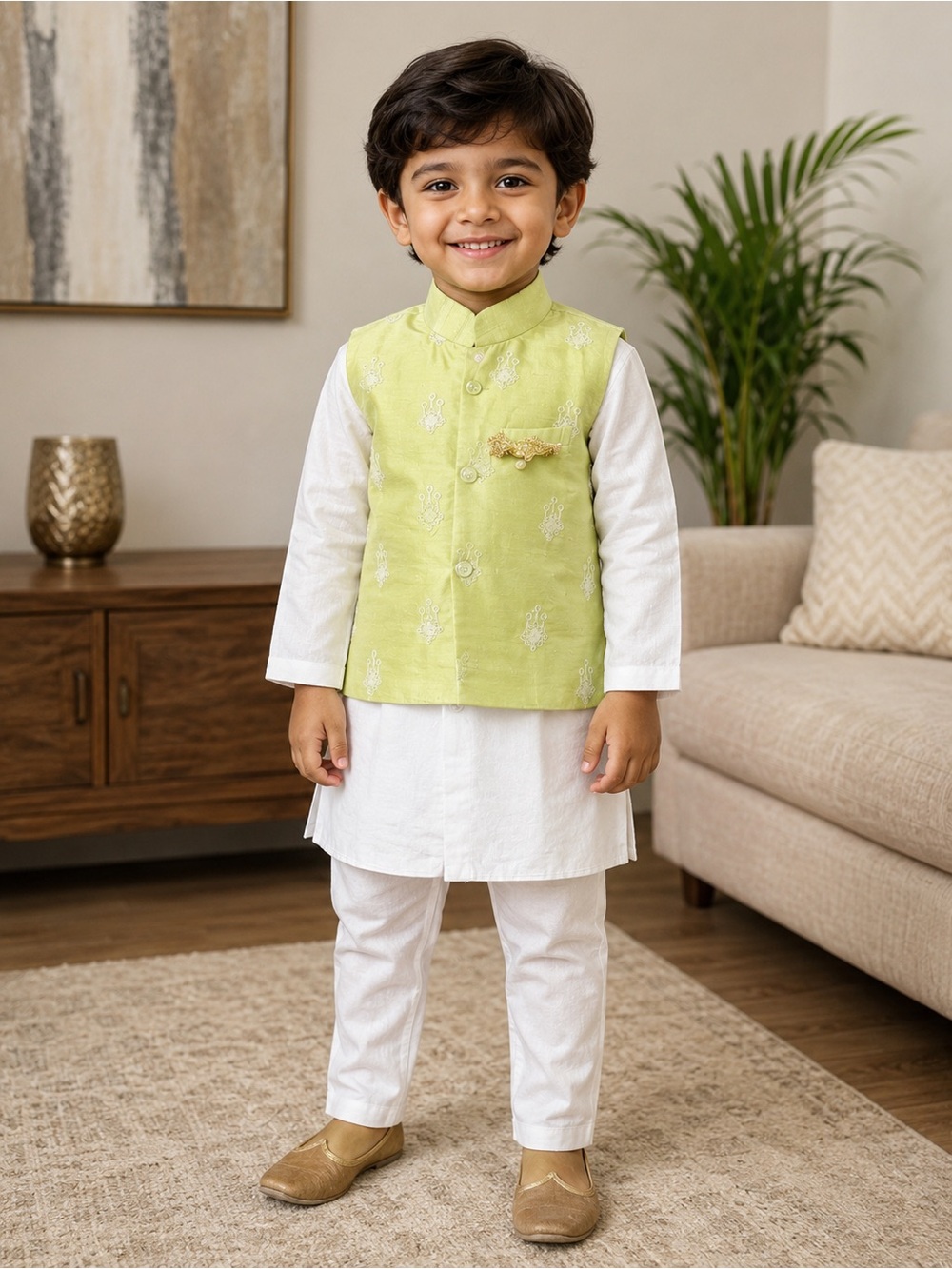 Kids boys ethenic kurta set